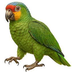 Red-lored Amazon